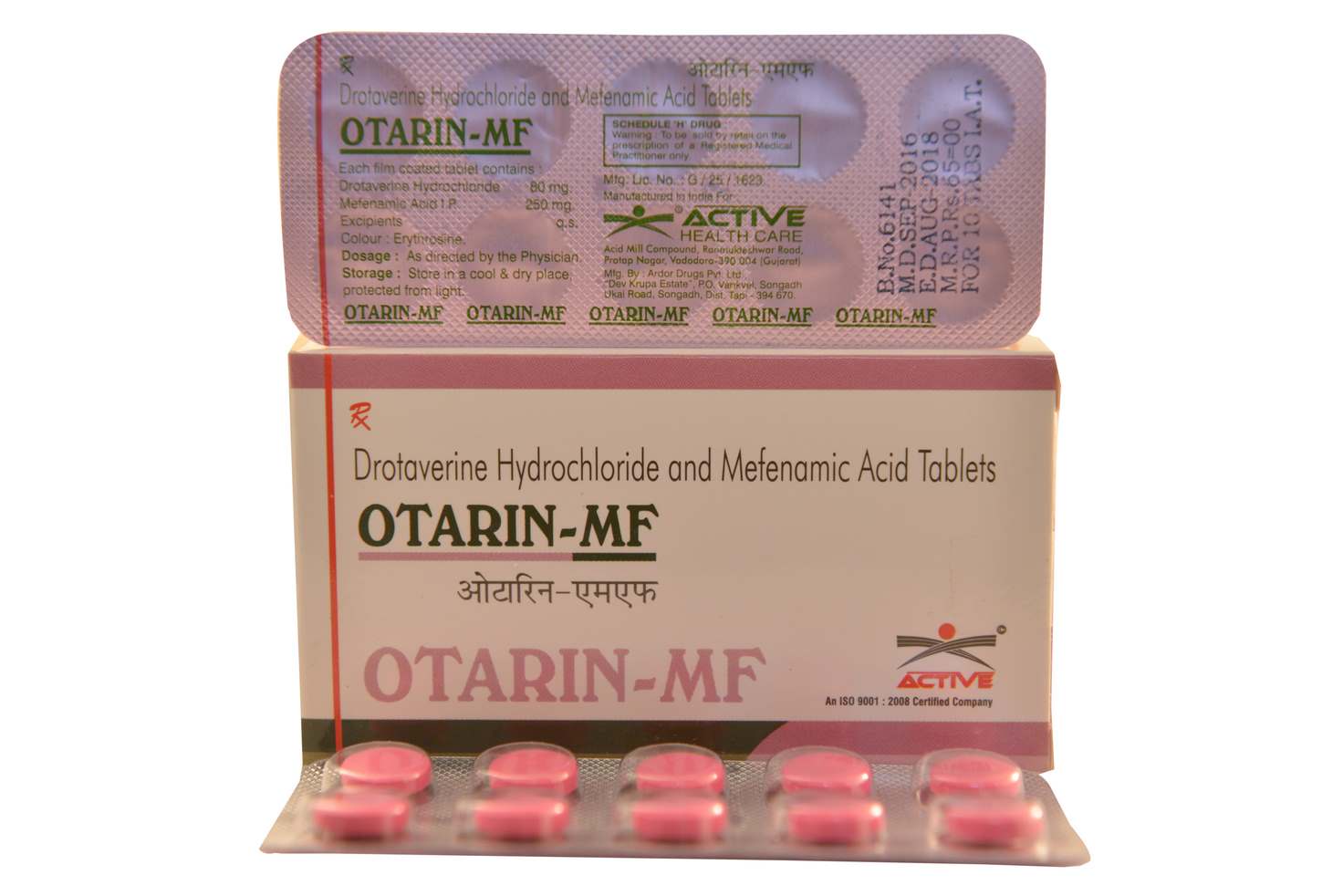 Otarin Mf Tab Active Health Care Pcd Pharma Franchise On Monopoly Basis