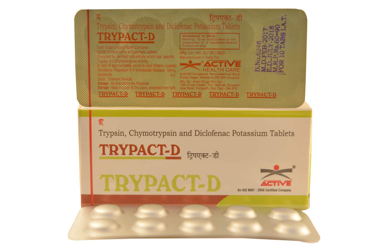 TRYPACT D TAB - Active health care | Pcd pharma franchise on monopoly basis